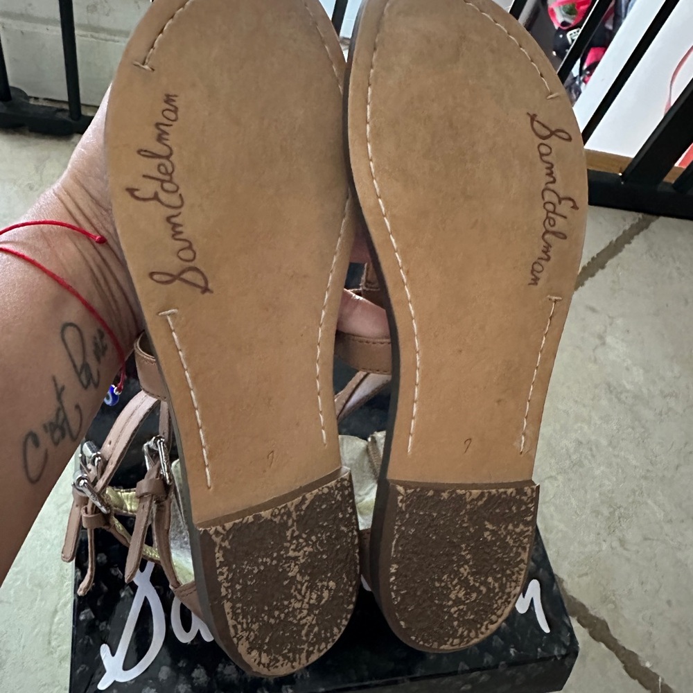 Sam Edelman tan sandals sz. 7 - Picture 5 of 5